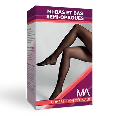 Ma Mi-bas Semi-opaque Beige 4 Long à Saint-Gratien