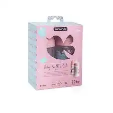 Suavinex Baby Bottle Biberon Rose 270ml B/2 à ROMORANTIN-LANTHENAY