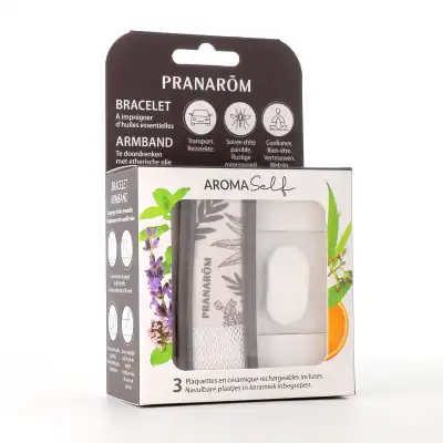 Pranarôm Aromaself Bracelet à Imprégner D'huiles Essentielles à PINS-JUSTARET