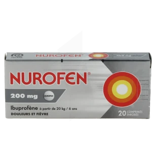 Nurofen 200 Mg, Comprimé Enrobé 2plq/10 (20)
