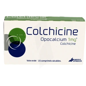 Colchicine Opocalcium 1 Mg, Comprimé Sécable