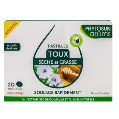 Phytosun Aroms Pastilles Toux B/20 à Villeneuve-sur-Lot