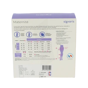 Sigvaris Maternite Opaque Collant  Femme Classe 2 Noir Small Normal