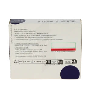 Burinex 2 Mg/4 Ml Iv, Solution Injectable En Ampoule