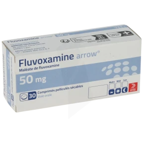Fluvoxamine Arrow 50 Mg, Comprimé Pelliculé Sécable