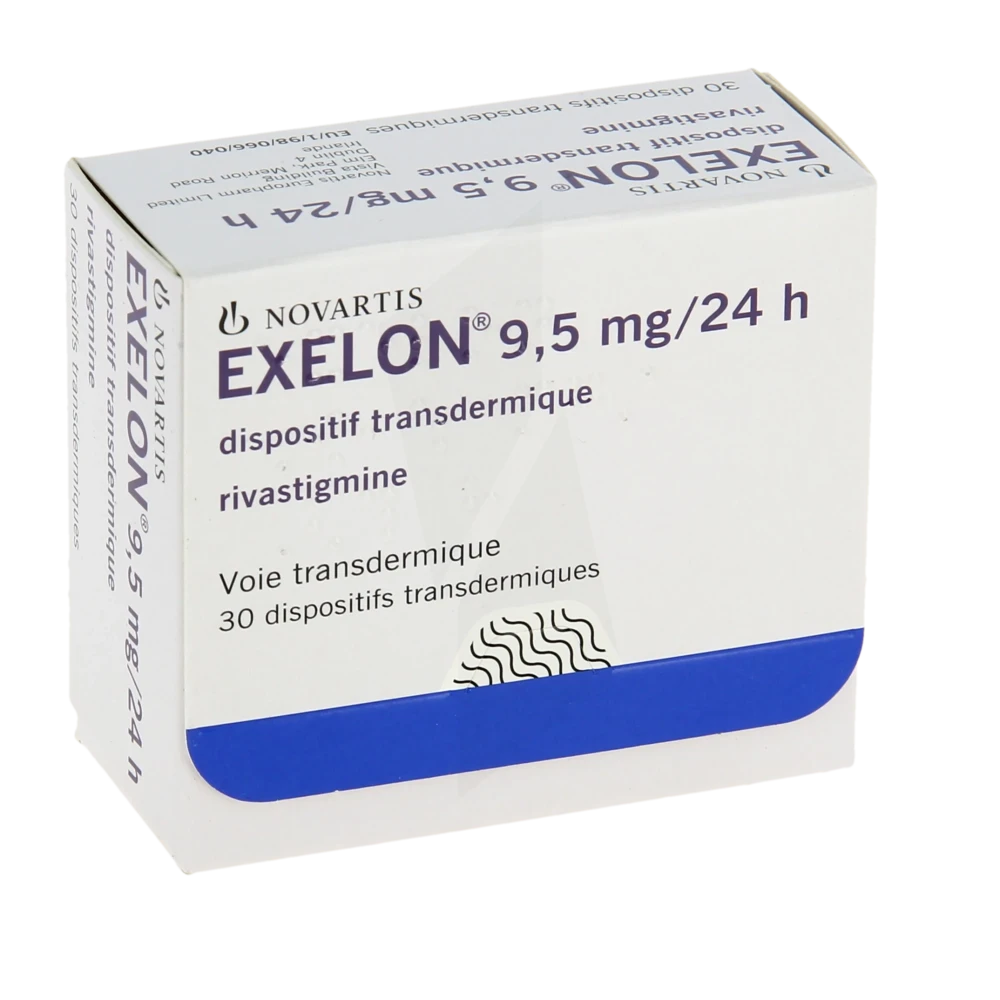 Exelon 9,5 Mg/24 H, Dispositif Transdermique