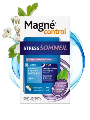 Nutreov Magné Control Stress Sommeil Gélules B/30