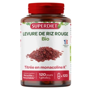 Superdiet Levure De Riz Rouge Bio Gélules B/120