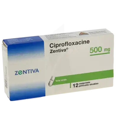 Ciprofloxacine Zentiva 500 Mg, Comprimé Pelliculé Sécable à Bergerac