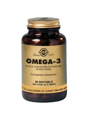Solgar Omega 3 Softgels 60 à VÉLIZY-VILLACOUBLAY