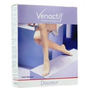 Gibaud Venactif 2 Douceur Mi-bas Microfibre Gris T4