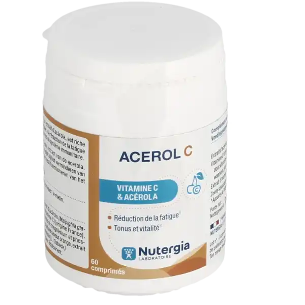 Acerol C Vitamine C Naturelle Comprimés Pot/60