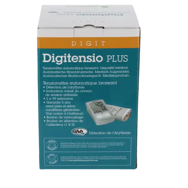 Digitensio Plus Tensiomètre Brassard Ihb