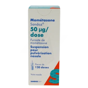 Mometasone Sandoz 50 Microgrammes/dose, Suspension Pour Pulvérisation Nasale