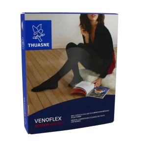 Venoflex Kokoon Absolu 2 Bas Cuisse Femme Noir Taille 2n