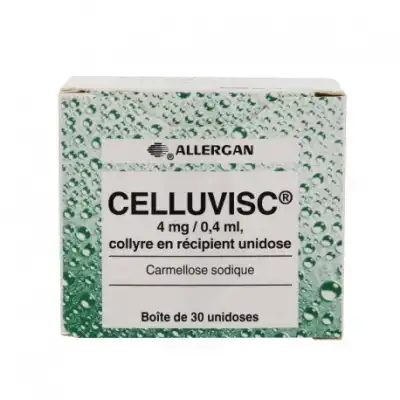 CELLUVISC 4 mg/0,4 ml, collyre 30Unidoses/0,4ml