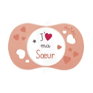 Luc Et Léa Sucette Symétrique +6mois J'aime Ma Soeur B/1