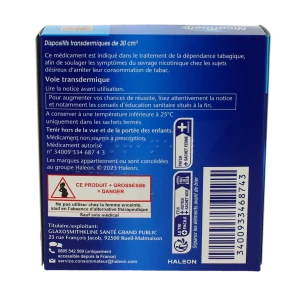 Nicotinell Tts 21 Mg/24 H, Dispositif Transdermique