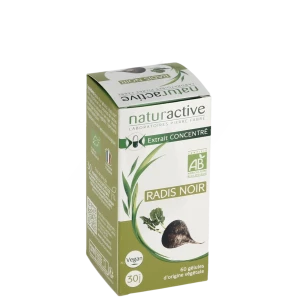 Naturactive Phytotherapie Radis Noir Bio Gél Pilulier/60