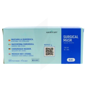 Masque Chirurgical Jetable Pour Adultes 50 Pièces