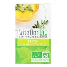 Vitaflor Bio Tisane Thym Confort Respiratoire 18 Sachets à AMBARÈS-ET-LAGRAVE