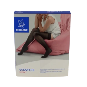 Venoflex Secret 2 Bas Antiglisse Femme Beige Bronzant T3 N