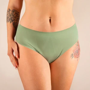 Culotte Menstruelle Nina Sans Coutures (taille Haute) Vert 3xl