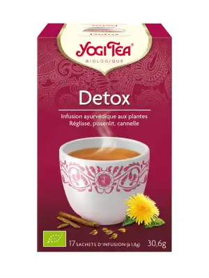 Yogi Tea Tisane Ayurvédique Détox Bio 17 Sachets/1,8g à DURMENACH