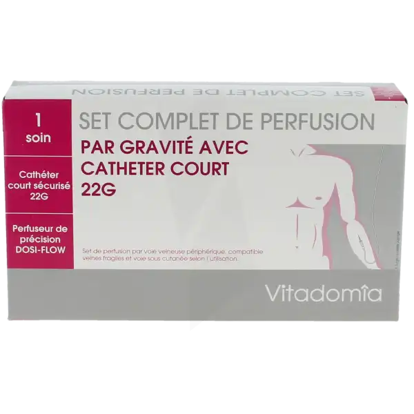 Vitadomia Set De Perfusion Voie Sous-cutanée 22g