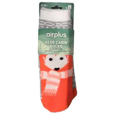 Airplus Aloe Cabin Kids Chaussettes Hydratantes Renard Pointure 28-36 à PARON