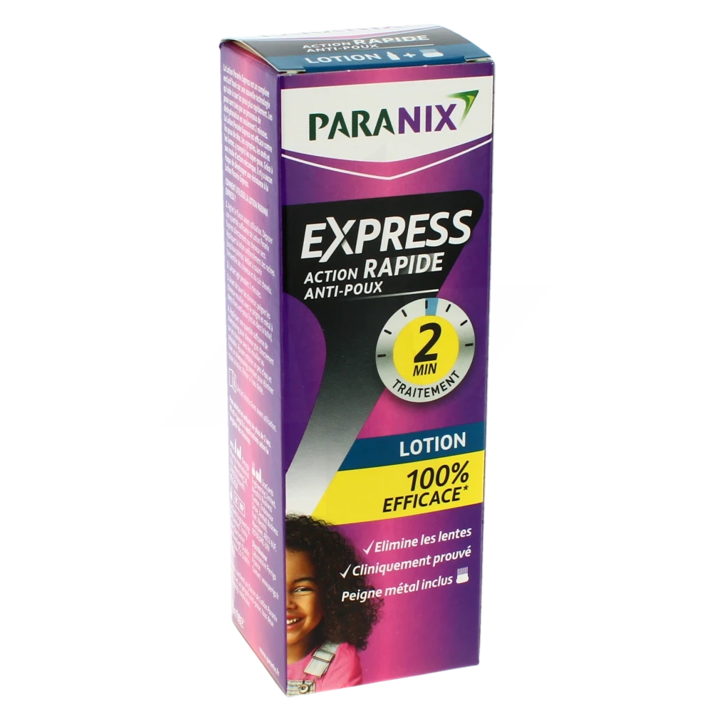 Paranix Express 2 Min Lot Antipoux Fl/100ml+peigne