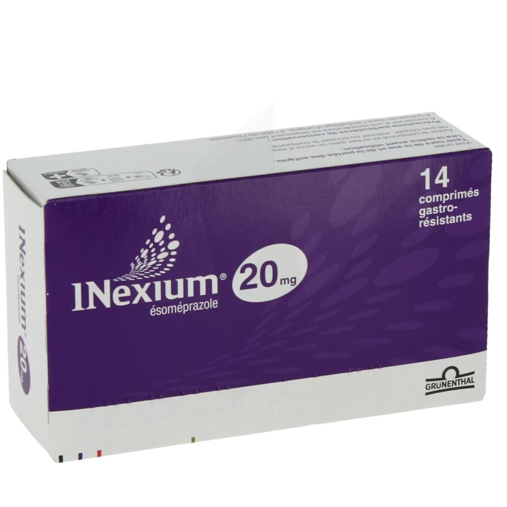 Inexium 20 Mg, Comprimé Gastro-résistant
