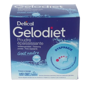 Gelodiet Poudre épaississante 40sachets /7g