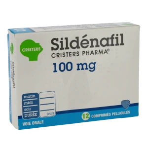 Sildenafil Cristers Pharma 100 Mg, Comprimé Pelliculé