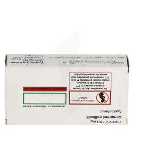 Cartrex 100 Mg, Comprimé Pelliculé