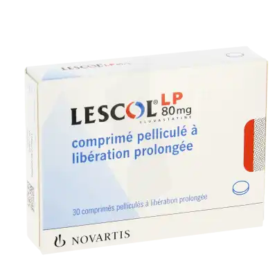 Lescol L.p. 80 Mg, Comprimé Pelliculé à Libération Prolongée à CUERS