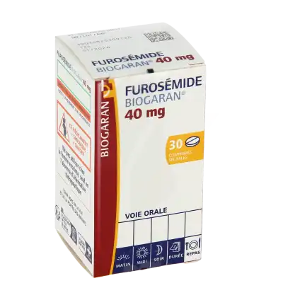 Furosemide Biogaran 40 Mg, Comprimé Sécable à DIJON