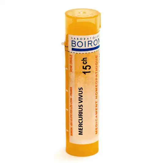 Boiron Mercurius Vivus 15ch Granules Tube De 4g