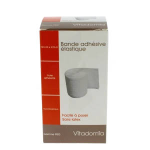 Vitadomia Bande Adhésive élastique 10cmx2,5m