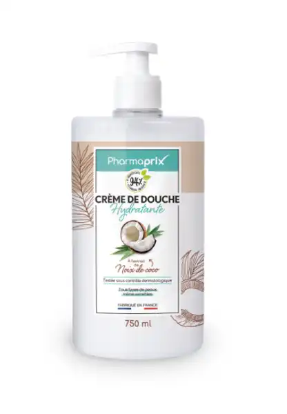 Crème de douche Hydratante à l'extrait de Noix de coco