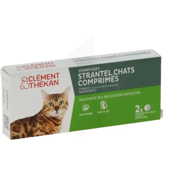 Strantel 230/20 Mg Comprimes Pellicules Pour Chats, Comprimé Pelliculé