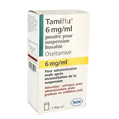 Tamiflu 6 Mg/ml, Poudre Pour Suspension Buvable à Paris