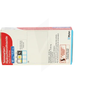 Telmisartan/hydrochlorothiazide Viatris 40 Mg/12,5 Mg, Comprimé