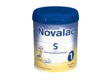 Novalac S 1 Lait en poudre Naissance à 6 mois B/800g