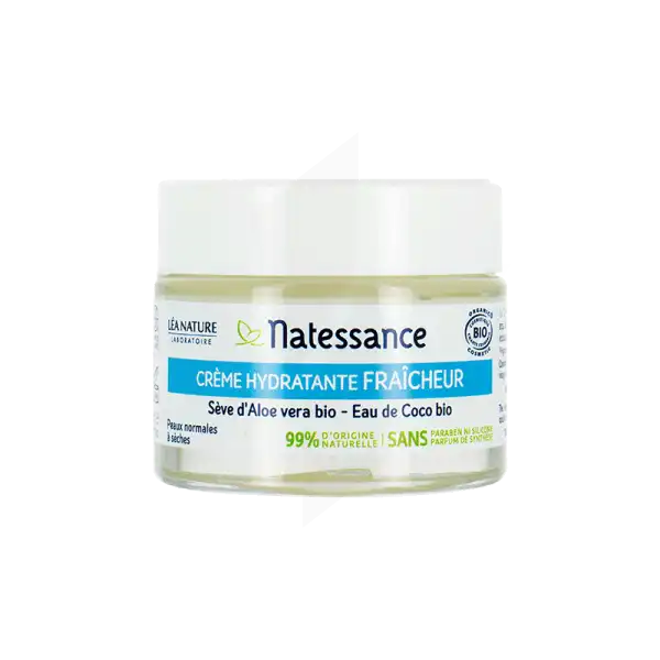 Natessance Sèves De Beauté Crème Hydratante Fraîcheur Pot/50ml