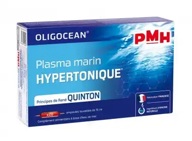 PMH Plasma Marin Hypertonique Solution buvable revitalisant 20 Ampoules/15ml