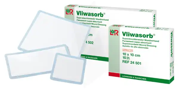 Vliwasorb Pro Pansement Stérile Super Absorbant 12,5x22,5cm B/10