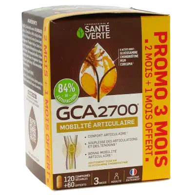 Santé Verte Gca 2700 Comprimés Articulations 3boîte De 60 à TOULOUSE