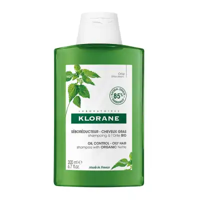 Klorane Ortie Shampooing Séboréducteur Cheveux Gras 200ml à Notre-Dame-de-Bellecombe
