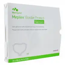 Mepilex Border Sacrum Protect Pansement Hydrocellulaire Siliconé 16x20cm B/10